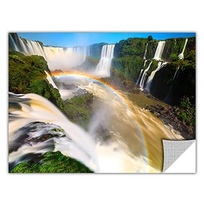 ArtWall Apeelz Cody York 'Iguassu Falls 2' Removable Graphic Wall Art, 32 by 48-Inch