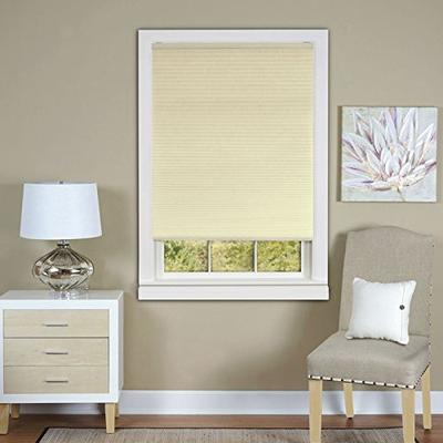 Honeycomb Cellular White Pleated Cordless Shade 30x64
