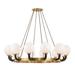 Hudson Valley Lighting Werner 61 Inch Large Pendant - 3660-AGB/BK