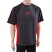 O'Neill men's 24/7 sun tee (including Big & Tall sizes) Men's M Graphite/red/black (UV50+)