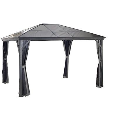 Sojag 312-5154009 Verona Sun Shelter, 10' x 12', Charcoal