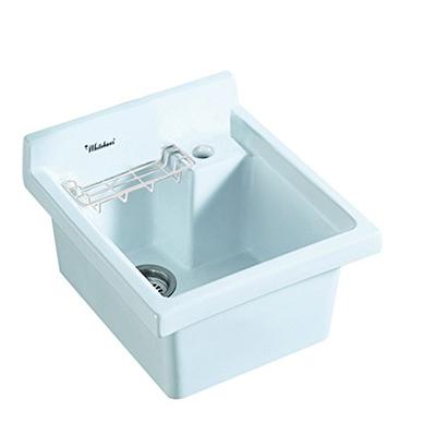 Vitreous China single bowl kitchen drop-in sink
