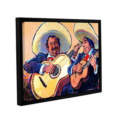 ArtWall Rick Kersten's Mariachi De Cabo Gallery-Wrapped Floater-Framed Canvas, 36 by 48-Inch