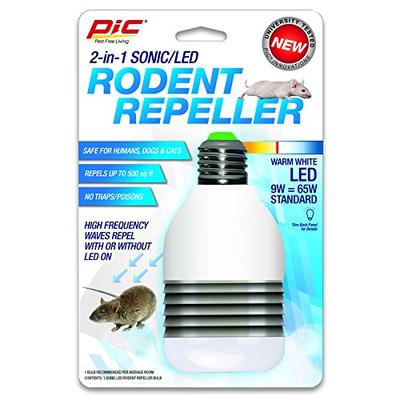 PIC RR Rodent Repeller LED Bulb, Ivory