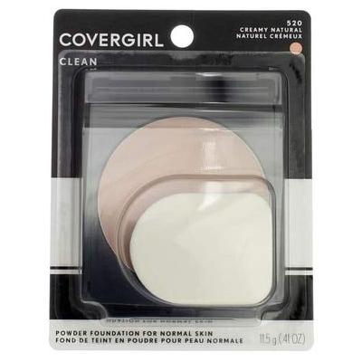 CoverGirl Simply Powder Foundation, Creamy Natural [520] 0.41 oz (Pack of 3)