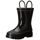 Western Chief Kids Waterproof Rubber Classic Rain Boot with Pull Handles, Black, 12 M US Little Kid screenshot. Shoes directory of Babies & Kids.