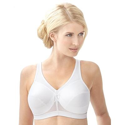 Glamorise Women's MagicLift Active Support Bra, White, 42DD