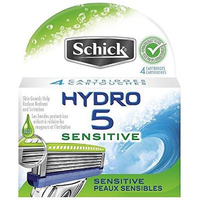 Schick Hydro 5 Sensitive Refill Razor Blade 4 ea (Pack of 3)