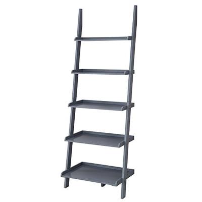 Convenience Concepts American Heritage Bookshelf Ladder, Gray