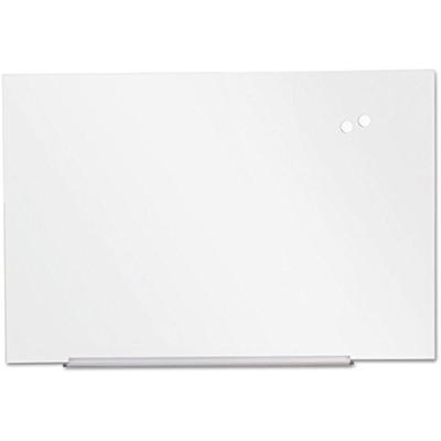 Universal 43204 Frameless Magnetic Glass Marker Board, 72" x 48", White