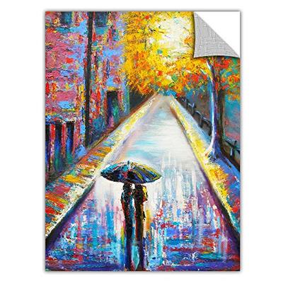 ArtWall Susi Franco 'Paris Back Street Magic' Removable Graphic Wall Art, 36 by 48-Inch