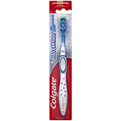 Colgate Maxwht Fllhd Tb M Size 1ct Colgate Max White Full Head Toothbrush Med #56