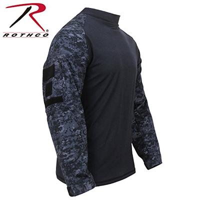 Rothco Military FR NYCO Combat Shirt, Midnight Digital Camo, X-Large