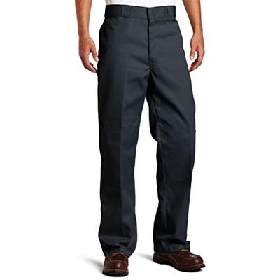 Dickies Men's Loose Fit Double Knee Twill Work Pant, Charcoal 32W x 30L