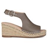 Brinley Co. Womens Wedge Sandals Taupe, 6.5 Regular US screenshot. Shoes directory of Clothing & Accessories.