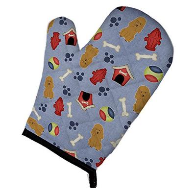 Caroline's Treasures BB2682OVMT Dog House Collection Poodle Tan Oven Mitt, Large, multicolor
