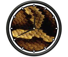 PYTHON Wall Clock burmese snake snakes reptiles boa