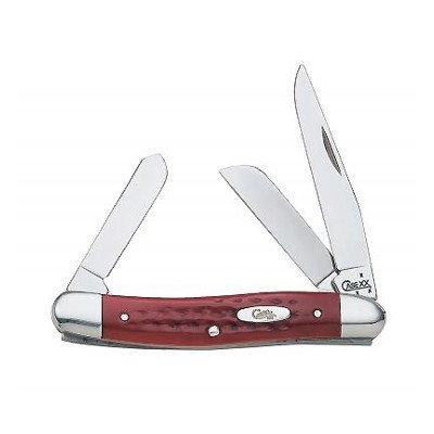 W.R. Case & Sons Cutlery KNIFE, SS POCKET WORN OLD RED