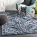 Blue 79 x 0.315 in Area Rug - Bungalow Rose Rouillard Southwestern Aqua/Navy Area Rug Polyester | 79 W x 0.315 D in | Wayfair