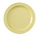 Yanco Round Melamine Saucer Melamine in Yellow | 6.5" W X 0.5" W | Wayfair NS-106Y