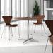 Upper Square™ Kerveen Circular Meeting Table Wood/Metal in Brown | 29 H x 36 W x 36 D in | Wayfair 854A20C2A58846419C02F7584785054D