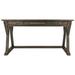 Gracie Oaks Froehlich Desk Wood/Metal in Brown/Gray | 30.63 H x 60 W x 28 D in | Wayfair EB9DEB3DDF234A549A719E2FD10D41BB