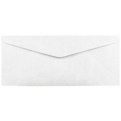 JAM PAPER #14 Tyvek Tear-Proof Envelopes - 5 x 11 1/2 - White - 25/Pack