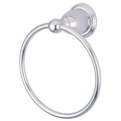 Heritage Wall Mounted New Orleans Heritage Towel Ring Finish: Polished Chrome