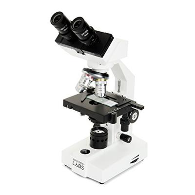 Celestron CB2000CF Compound Binocular Microscope w/40x - 2000x power, mechanical stage, Abbe condens