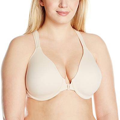 Leading Lady Front Closure Racer Back Underwire Bra, Nude, 40A