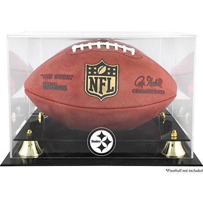 Mounted Memories Pittsburgh Steelers Team Logo Football Display Case