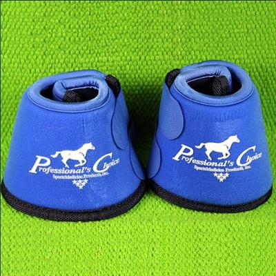Professionals Choice Equine Quick Wrap Hoof Bell Boot, Pair (Medium, Royal Blue)