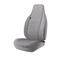 FIA TRS401 Semi-Custom Fit Car Front Cover Bucket Seats-Polypropylene, (Solid Gray)