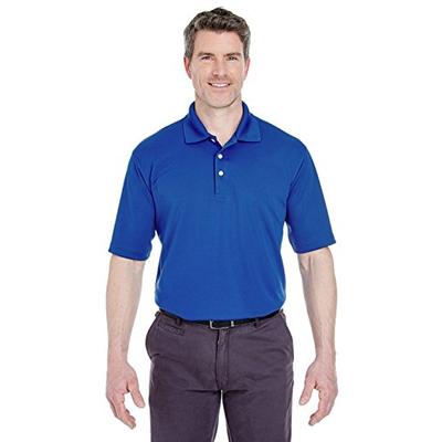 UltraClub Mens Cool & Dry Stain-Release Performance Polo (8445) -Cobalt -M